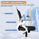 thumbnail image 5 of VIDITA Silla de Oficina ergon&oacute;mica-Silla Escritorio con Respaldo de Malla Transpirable，Ajustable y Reposabrazos Sillas Ergon&oacute;micas para Escritorio Home Office, Color B, 5 of 7