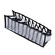thumbnail image 5 of Caja de almacenamiento de sujetadores de malla, divisor de cajón plegable multiusos para ropa interior, bragas, calcetines, 11 celdas, 5 of 5