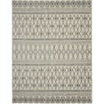 thumbnail image 1 of homeroots home decor 385761 8’ x 10’ Ivory and Gray Berber Pattern Area Rug, 1 of 1