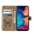 thumbnail image 3 of Galaxy A30 / A20 Phone Case, Dteck Embossed Butterfly PU Leather Wallet Foilo Case Stand Protective Cover with Hand Strap [Built-in card slots/money pocket] for Samsung Galaxy A30 A20, Gray, 3 of 5
