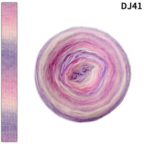 Zhuge 200G Yarn Whirl , 58% Large Softly Color Changing Acrylic Yarn for Crocheting ,AF