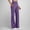 Purple, variant on Oplxuo Yoga Pants Women Stretchy Work Dress Pants Casual Wide Leg Trousers Fashion Clothing Straight Leg Leggings