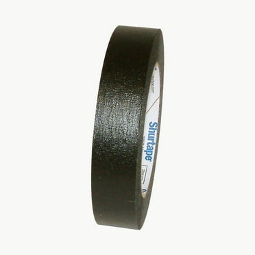 Shurtape Colored Masking Tape (CP-631): 1 in. x 60 yds. (Black)