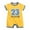 F78-Yellow, variant on FYDUU Baby Boy Romper Onesie Baby Soccer Bodysuit Baby Football Baseball Themed Outfit Short Sleeve Romper One-Piece Outfit Sports Clothes 0-3 Months