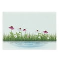 thumbnail image 1 of Flower Cutting Board, Coneflower by the Lake Water Sea Fall Season Hand Drawn Horizontal Hand Drawn Print, Decorative Tempered Glass Cutting and Serving Board, Large Size, Multicolor, by Ambesonne, 1 of 1