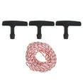 thumbnail image 3 of 1 Set Lawn Mower Pull Rope Guide Generator Pull Cord Mower Pull Rope Lawn Mower Pull Cord Recoil Starter Rope With Handle For Lawn Mower, 3 of 7