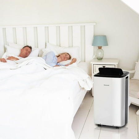 Honeywell - 10,000 BTU Smart Wi-Fi Portable Air Conditioner - Silver