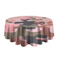 thumbnail image 5 of Camouflage Round Tablecloth 70x70in(178x178cm) – Waterproof Polyester Table Cover with Full Print Design, Wrinkle Resistant & Washable for Kitchen Dining Party Decor, 5 of 6