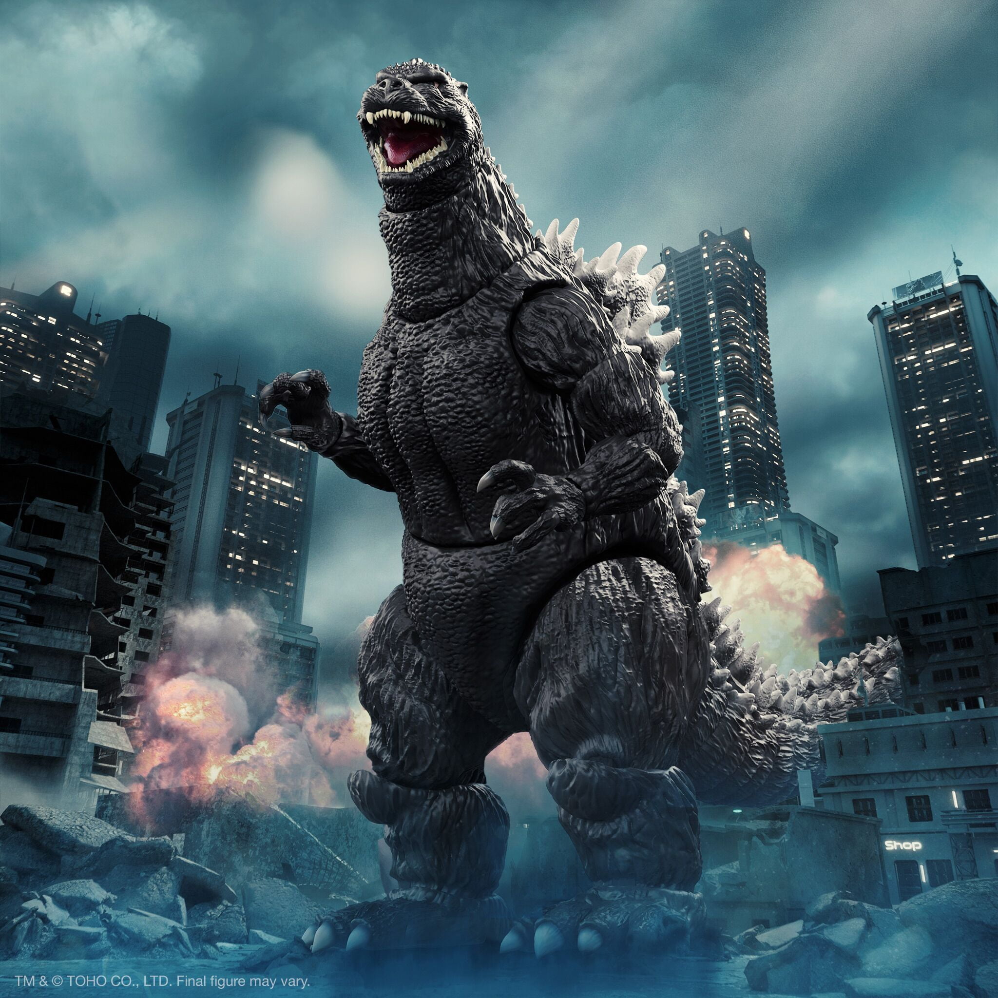 Super7 Collectible Adult Godzilla Action Figure, Multicolor Super7 Collectible Adult Godzilla Action Figure, Multicolor