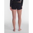thumbnail image 3 of No Boundaries Cloud Core Low Rise Sleep Shorts, Women's XXS-3X, 3 of 5