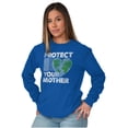 thumbnail image 3 of Love Your Mother Earth Cute Go Green Long Sleeve TShirt Men Women Brisco Brands M, 3 of 6