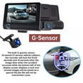 thumbnail image 5 of 4" Touch Screen Dash Cam 1080P Dual Lens Car DVR Recorder Front and Rear Camera, 5 of 6