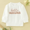 thumbnail image 3 of Vedolay Cute Tops for Girl Toddler Girl's Sweatshirt Casual Pullover Sweater Long Sleeve Shirts,White 18-24 Months, 3 of 5