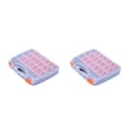 thumbnail image 2 of Kenally Caja de herramientas, rejillas de almacenamiento, tornillos de Hardware, caja de reparación pequeña, organizador de mano, 38*31*7/380 2piezas, 2 of 6