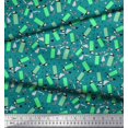 thumbnail image 3 of Soimoi Polyester Crepe Fabric Heart & Lighter Men Print Fabric by The Yard 52 Inch Wide, 3 of 3