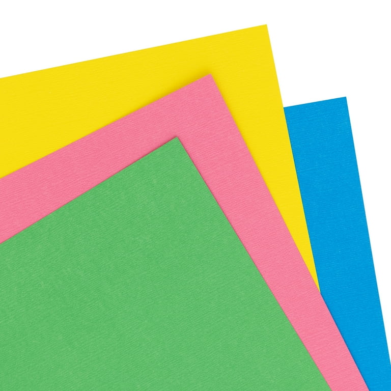 Colorbok Primary Pizazz Multicolor Textured Cardstock, 12