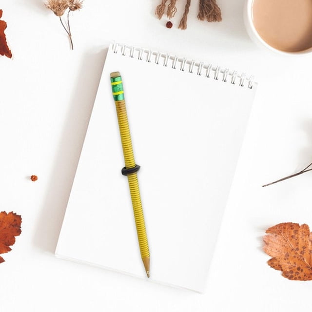 Lápiz antiestrés, herramienta de papelería, herramienta de escritura, decoración de escritorio, bolígrafo con rosca, lápiz de escritura con rosca para Verde