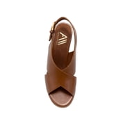 Aerosoles Haney Womens X Band Heel Sandal, Wide Width