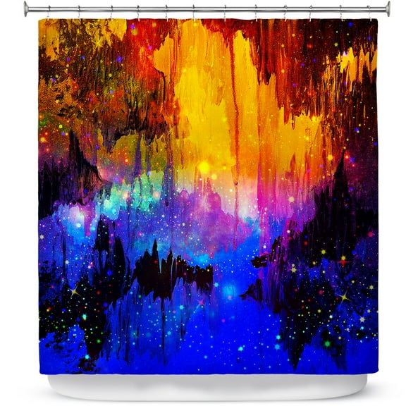 Shower Curtains 70" x 93" from DiaNoche Designs by Julia Di Sano - Misty Cavern