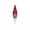 Red and White Ombre, variant on 4-Count Red and White Glitter Ombre Finial Shatterproof Christmas Ornaments, 8.35", by Holiday Time
