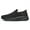 All Black, variant on vibdiv Mens Slip on Hands Free Outdoor Walking Sneakers Breathable Athletic Tennis Shoes zapatos de hombre Black Size 10