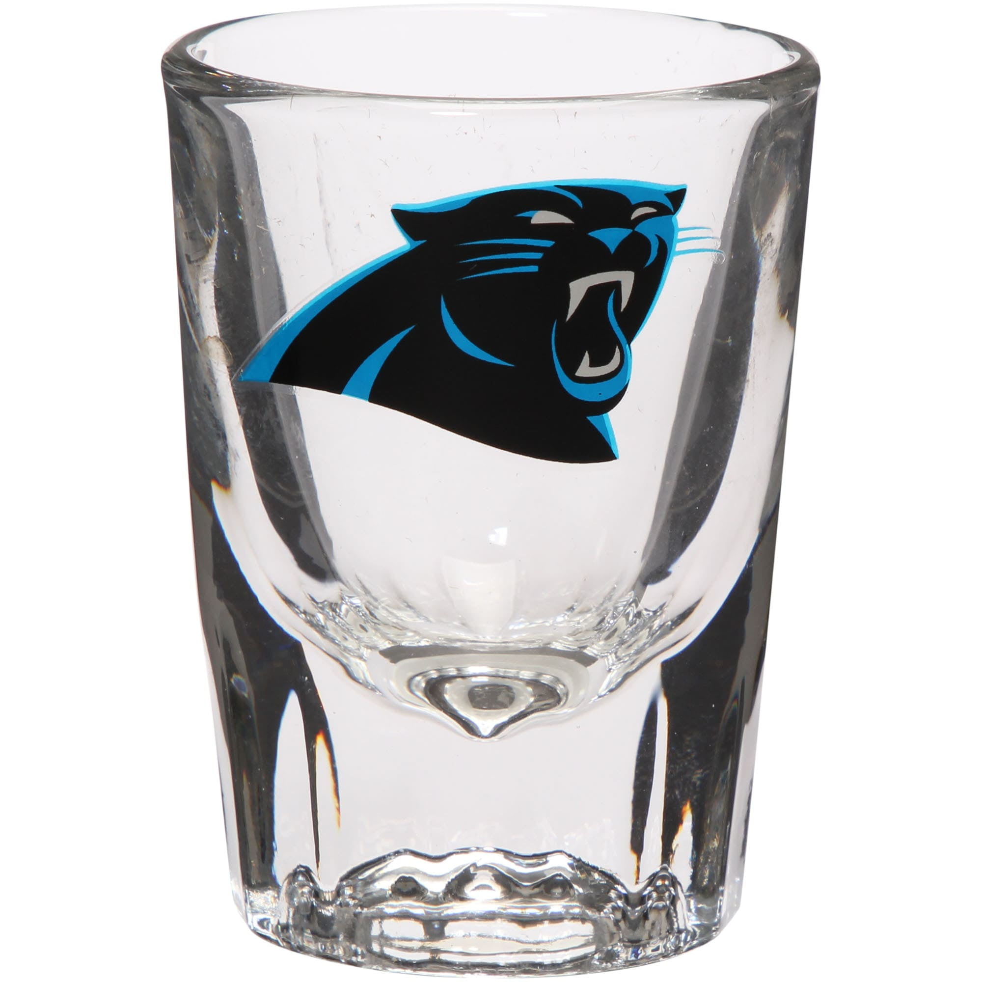 Great American Products Carolina Panthers 2oz Metallic Shot Glass 