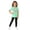 Green, variant on Cethrio Girls Summer Outfit Sets, Short Sleeve Casual Printed 2 Piece T-Shirts and Pants Set White Size 7-8 T
