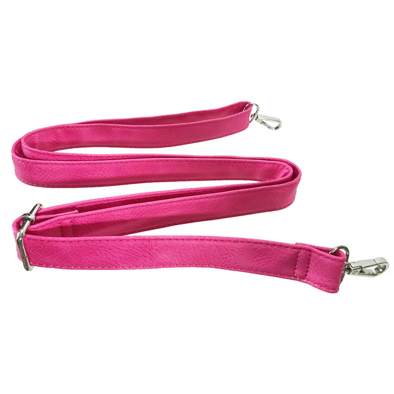 Zzfab Zfab Faux Leather Purse Strap Adjustable Replacement Shoulder Strap Hot Pink, Women's, Size: Small