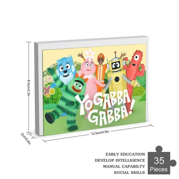 Yo Gabba Gabba Jigsaw Puzzle 35/70/120/200/300/500/1000 Piece High Quality Birthday Gift