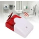 thumbnail image 3 of Luz estroboscópica roja Alarma de sonido y luz Dispositivo de advertencia de seguridad resistente a golpes Sirena intermitente para intersección de escuelas Hospital (220 V), 3 of 5