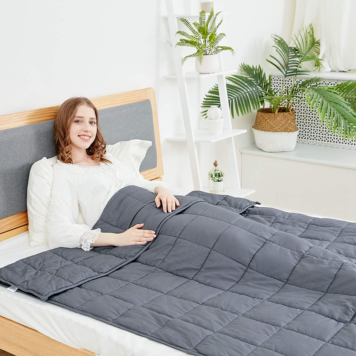Weighted Blanket 60''x80'' 20lbs for 130-230lb Individual for Adults Women Men 