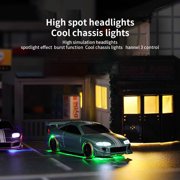 Turbo Racing 1:76 Mini Full-Scale RC Drift Car, Electric Remote Control Car with P31 Controller, DIY Shells, Type-C Charging & 40min Runtime – Desktop Toy for Adults