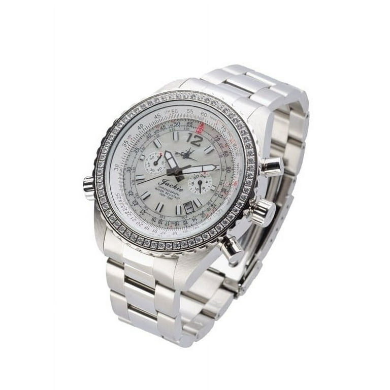 The Jackie Dreamy White Aviation Watch w E6B Chronograph Walmart