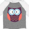 thumbnail image 4 of Inktastic Owl Boys or Girls Long Sleeve Baby Bodysuit, 4 of 5