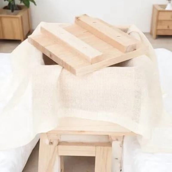 Soimiss Wooden Tofu Maker Beige Practical and Safe for Homemade Tofu