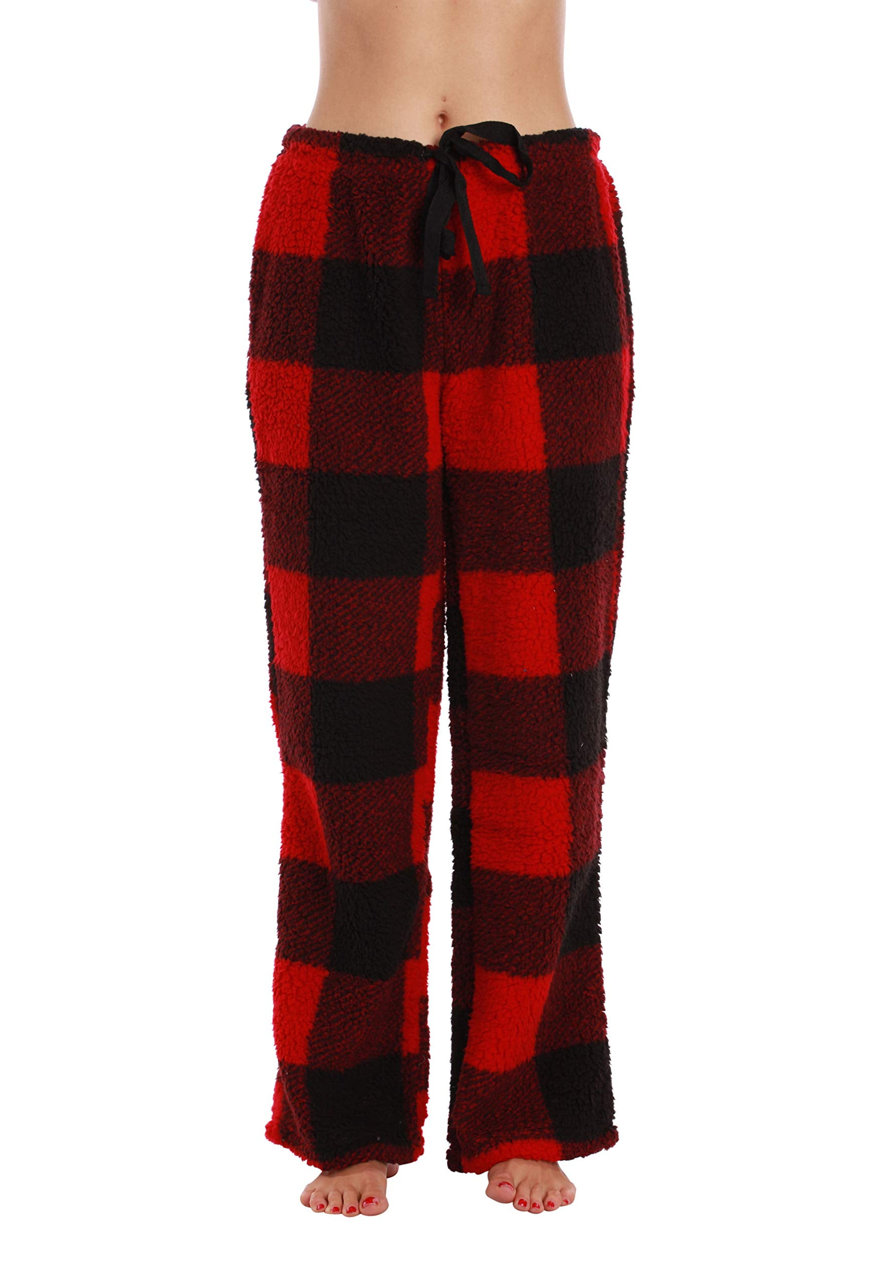 Just Love Fleece Pajama Pants for Women Sleepwear PJs (Big Buffalo ...