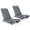 Dark Gray, variant on Costway 1 PCS HDPE In-Pool Lounge Chair for 5.5"-8.5" Water Depth, Anti-Float for Poolside White