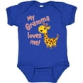 thumbnail image 3 of Inktastic My Gramma Loves me- cute giraffe Boys or Girls Baby Bodysuit, 3 of 5