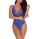 thumbnail image 5 of Mono sexy mono suave de cosplay mono de tela con pantalla de encaje para mujeres adultas, azul brillante, M Noticed XX000036-22, 5 of 7