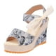 thumbnail image 2 of Moda mujer sólido verano señoras vendaje sandalias talón pendiente Casual playa zapatos Wmkox8yii  sa815, 2 of 6