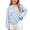 Light Blue, variant on BLVB Toddler Little Girl Cardigan Long Sleeve Button down Sweater Kids Cute Fall Knitwear Jacket(White,1-2 Years)
