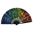 thumbnail image 2 of Home Decoration Paper Fans Set Large Folding Handheld Fans For Line Dancing Portable Craft Holding Colors Hand Fan For Festival Dance Wedding Dance Church, Home Decoration Paper Fans set, 2 of 9