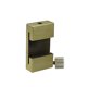thumbnail image 1 of Regla de acero, bloque de posicionamiento, indicador de marcado de ángulo, herramientas de carpintería (oro de 20mm) Libre de BPA, 1 of 9