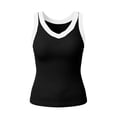 thumbnail image 5 of BLCHUNen Ribbed Tank Tops for Women Sleeveless V Neck Pullover Casual Lightweight Breathable Summer Workout Tops, 5 of 5