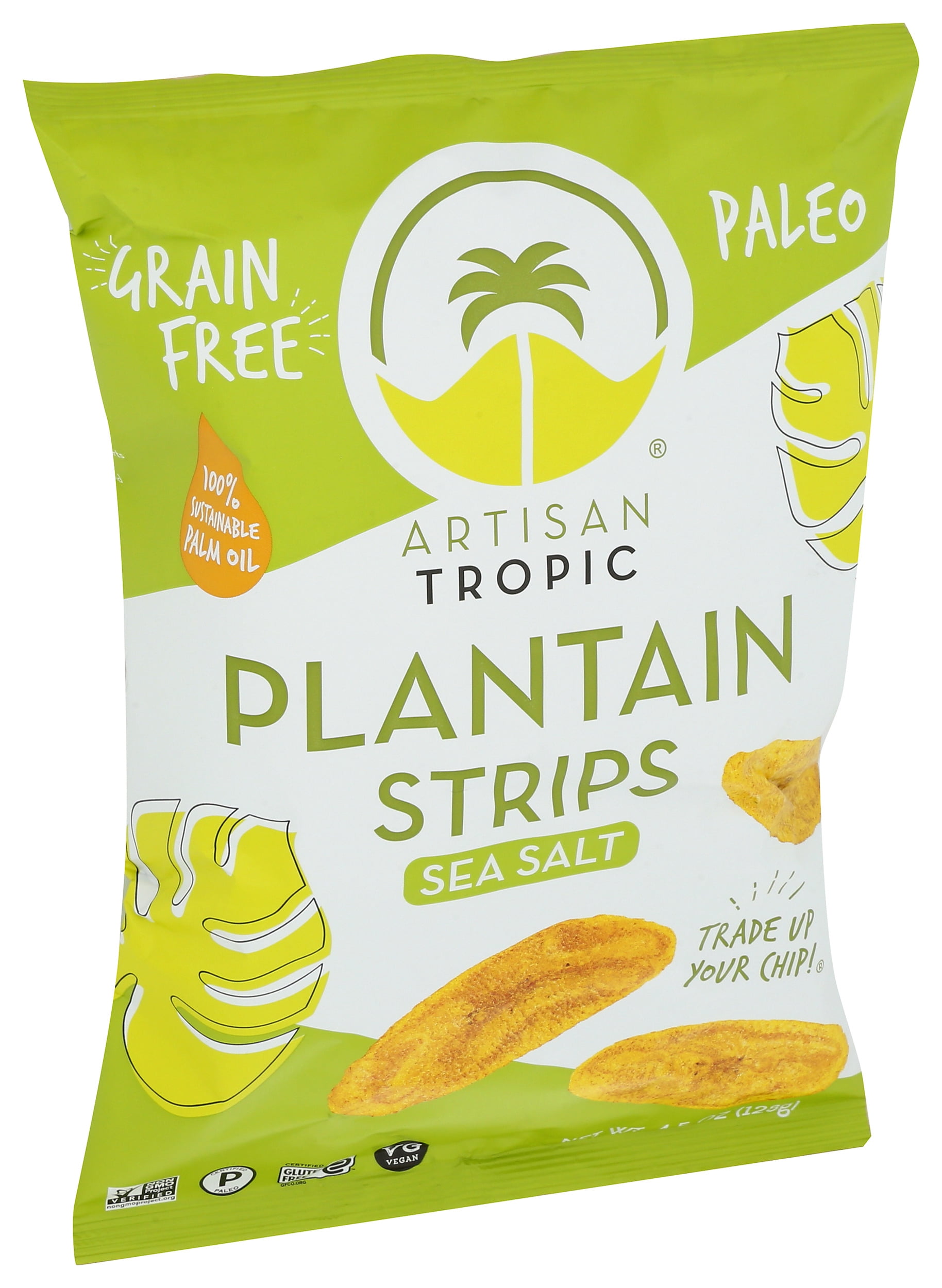 Artisan Tropic Plantain Sea Salt 4.5Oz Pack Of 12