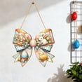 thumbnail image 6 of DefiDgd Easter Decorations,Wooden Painted Bunny Egg Wreaths for Front Door Sign,Home Spring Window Porch Mantel Farmhouse Indoor Party Decor(A), 6 of 6