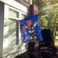 thumbnail image 2 of Black and Cream Chihuahua USA American Flag Canvas House Size, 2 of 5