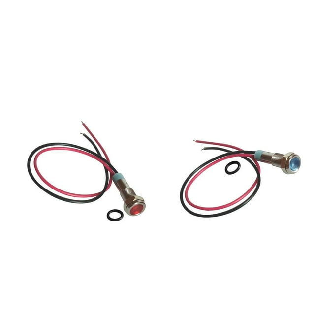 2 Piezas () Lámpara de lámpara Indicadora LED de Fuente de Alimentación de Señal de 220V