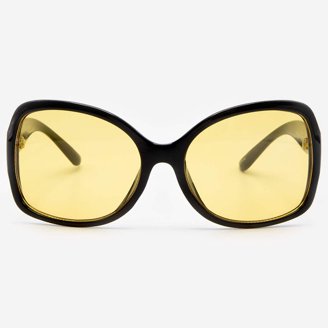 NEW IVI VISION faye - polished leopard / bronze gradient lens in matte black IVI VISION Faye - Polished Leopard / Bronze Gradient Lens In  main image 4