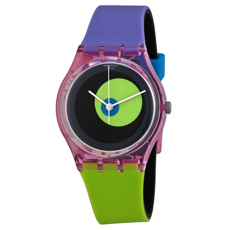 Swatch GP143 Unisex Circle In A Circle Purple & Green  display picture 3